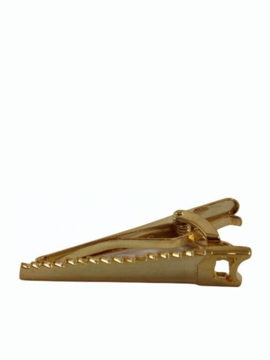 Erika Metallic Tie Clip Gold 4.5cm