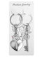 HOMie Set Schlüsselanhänger Herz & Schlüssel Vintage Inox 2Stück