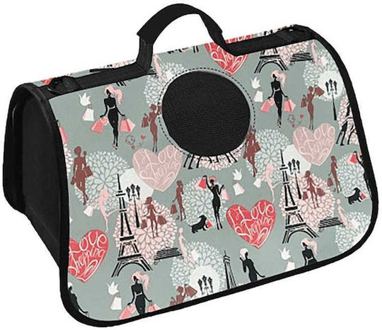 Glee Medium Dog/Cat Carrying Gray Handbag L42xW30xH21cm