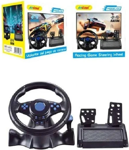 Andowl G6 Lenkrad mit Gangschaltung und Pedalen fr PC / PS3 | Skroutz  Germany