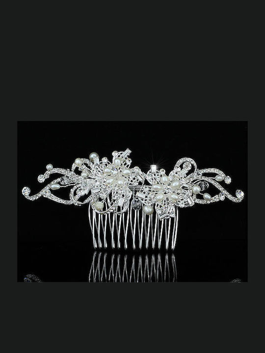 Bridal Handmade Hair Comb Real Freshwater Pearls Swarovski Crystals Prada