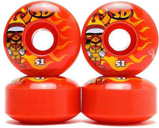 Roți Speed Demons Hot Shot 51mm Portocalii