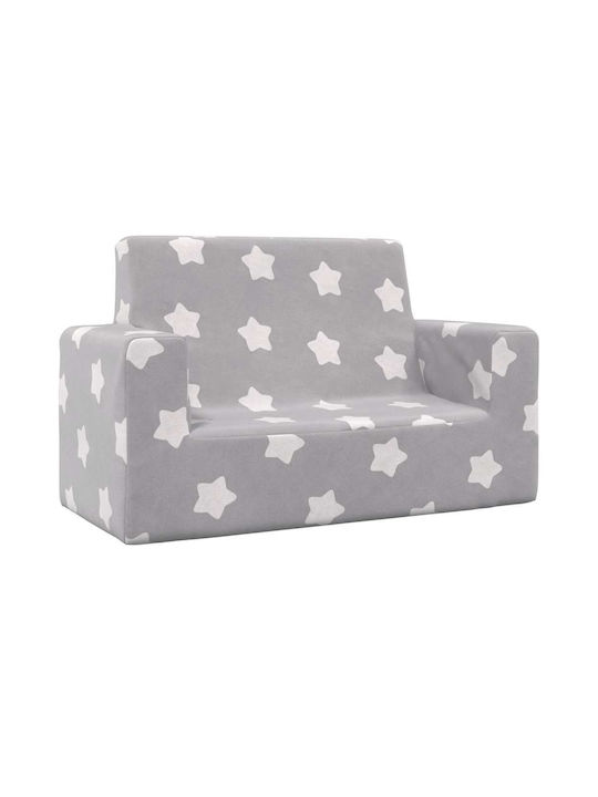 Kids Sofa Grey 84x38x50 cm
