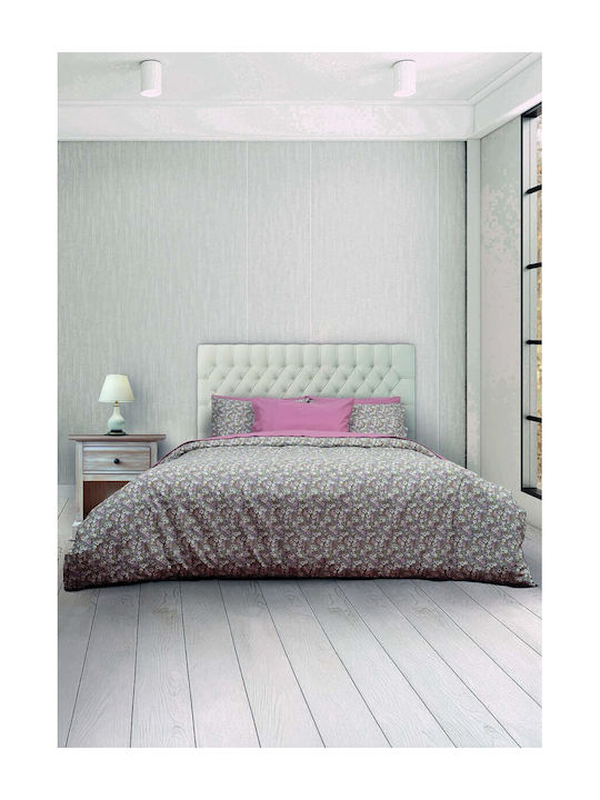 Epavlis Homeware Sheet Sets Semi-Double 180x270cm. Σχ.0604 Gray 3pcs