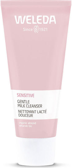 Weleda Sensitive Gentle Milk Cleanser Emulsion Facial Cleansing With Soothing And Moisturizing Action 75ml