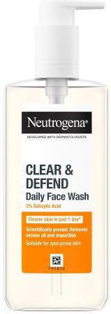 Neutrogena Clear & Defend Daily Face Wash Gel Față 200ml