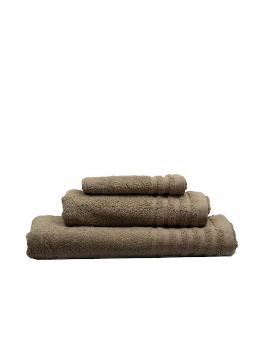 Epavlis Homeware Hand Towel Σχ.2005 30x50cm Brown