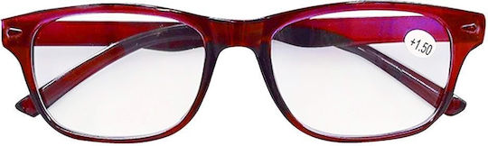 Panora Reading Glasses +2.50 in Red color 13985
