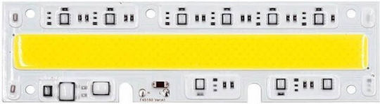 Led Chip Cob 100w Ψυχρό Λευκό 6000k 230v 160x45mm