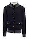 Danny Kein K33 Cardigan Ανδρική Ζακέτα Πλεκτή με Κουμπιά Μαύρη