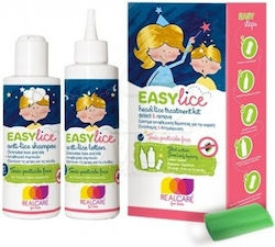 Real Care Läusebehandlungsset mit Kamm, Shampoo & Lotion 125ml