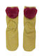 Noidinotte Yellow Heart Design Slipper Socks Tr1014
