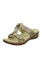 Anatomic Women's Leather Platform Shoes Beige