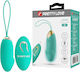 Vibrator Egg with Remote Control Green