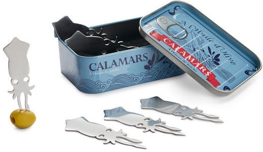 Balvi Snack Fork Calamars 6pcs Balvi Snack Fork Calamars 6pcs