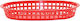 Tablecraft Serving Basket Plastic with Dimensions 27x18.5x3.5cm 6pcs