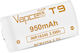 Vapcell 16340 T9 Battery 950mah 3a