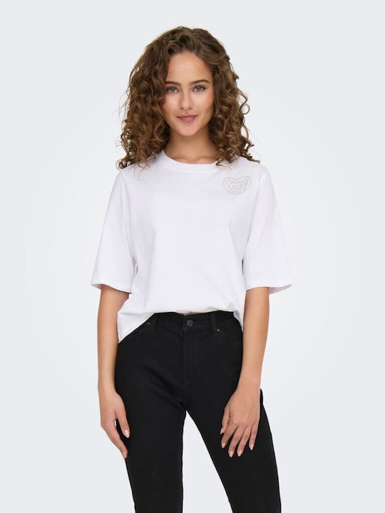 Only Women's Blouse Cotton White