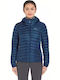 Scurtă Jachetă de femei Puffer Waterproof Tempest Blue