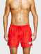 Men's Swimwear Shorts Red with Patterns