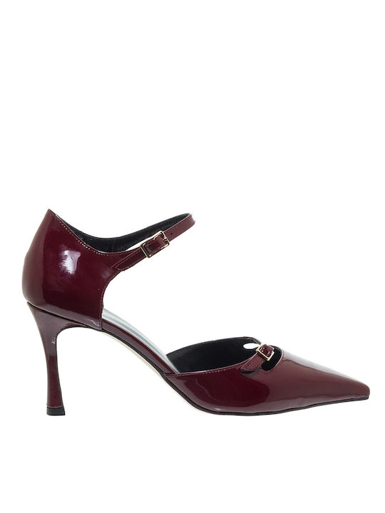 Mourtzi Burgundy Heels