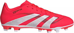 adidas Predator Club FG/MG Ποδοσφαιρικά Παπούτσια με Τάπες Κόκκινα