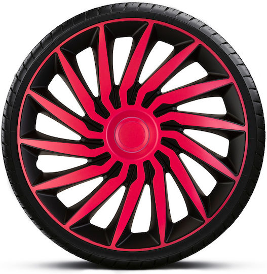 Auto Radkappen Set 4Stück 13" Rosa/Rosa