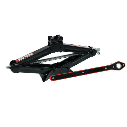 Carpoint Mechanical Scissor Jack Ratchet Lifting Capacity Up to 38.5cm Load Capacity Up to 1.5 Tons 0613003