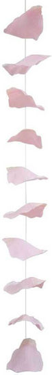 Dekorative Girlande XL Rosenblüten Rosa 20x180cm 00-23837-20-4