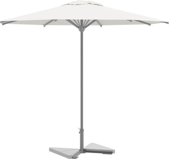 vidaXL Umbrella Stand made of Cement Gray 41x41x5cm 2pcs
