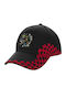 Dinosaurier-Wanddurchbruch Erwachsene Hut Ultimativ Schwarz Rot Racing 100% Baumwoll-Drill Erwachsene Unisex Einheitsgröße