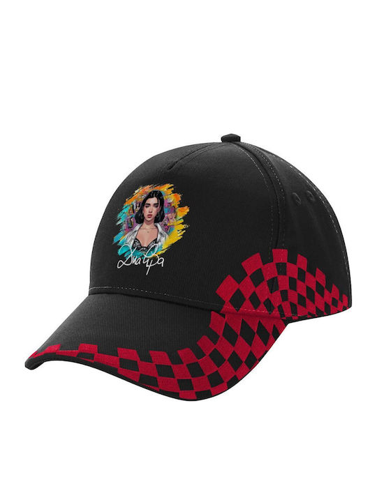 Dua Lipa Erwachsene Hut Ultimate Schwarz Rot Ra...