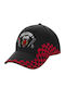 Hellfire Club Stranger Things Adult Hat Ultimate Black Red Racing 100% Cotton Drill Adult Unisex One Size