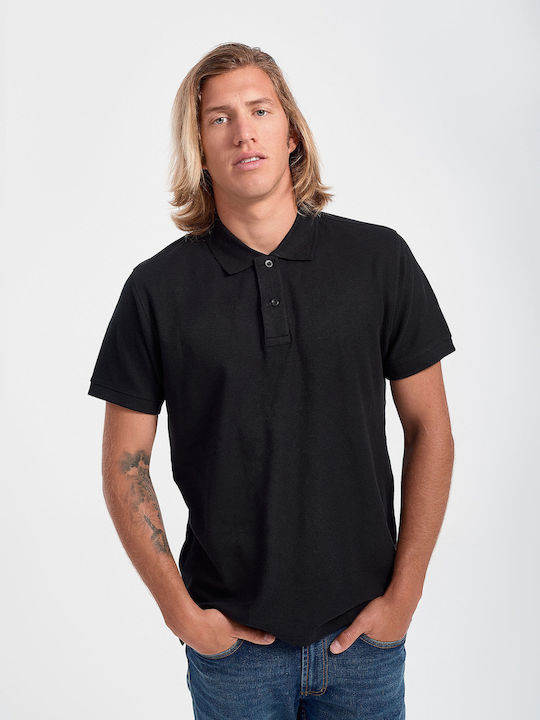 JHK Men's Short Sleeve Promotional T-Shirt Black
