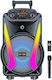 Karaoke Speaker with Wireless Microphone and Lighting Effects GY-1201 116213 Multicolour