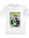 Kids' T-shirt White Luigi Karting