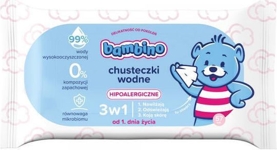 Bambino Mio Baby Wipes 57pcs