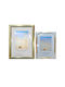 24home.gr Metallic Photo Frame with Gold Frame