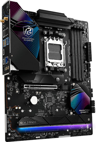 ASRock PHANTOM GAMING B850 Riptide WiFi Mainboard ATX mit AMD AM5 Sockel