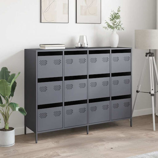 Μπουφές από Μέταλλο με Συρτάρια 135x39x103.5cm Μπουφές από Μέταλλο με Συρτάρια 135x39x103.5cm