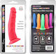 Realistisches Dildo mit Hoden und Saugnapf Rot 22.5cm