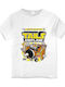 Kids' T-shirt White Sonic Tails Airplane