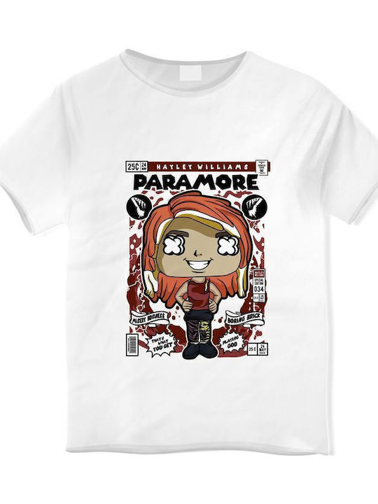 Παιδικό T-shirt White Paramore Hayley Williams