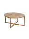 Round Coffee Table Natural L80xW80xH40cm.