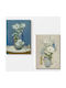 Canvas Painting Set of 2 Pieces 910nvt1250 70x100cm Multi Wallity Vertical Wood Canvas
