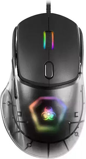 Tracer GameZone Neon RGB Gaming Mouse 12400 DPI Black