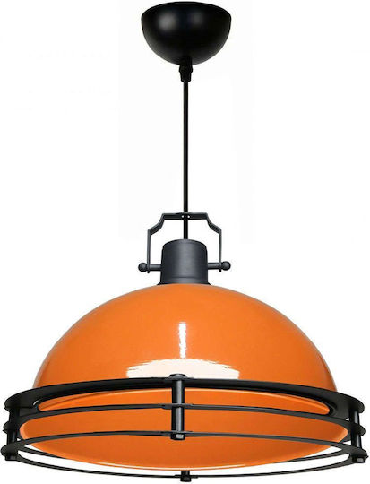 Opviq Orange Висящо Осветително Тяло Оранжев с Цокъл E27 30x30x100см.