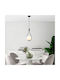 Opviq Black Pendant Light Black with Socket E27 20x15x136cm