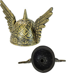 Viking Chief Helmet Hat with Feathers