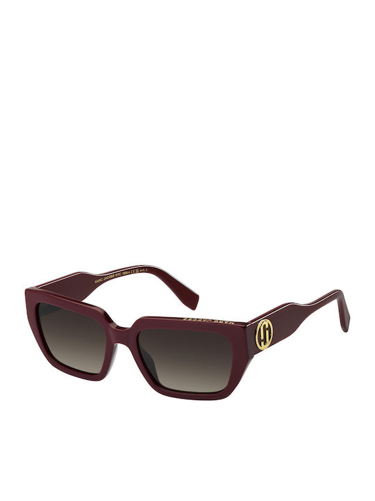Marc Jacobs Women's Sunglasses with Burgundy Pl...